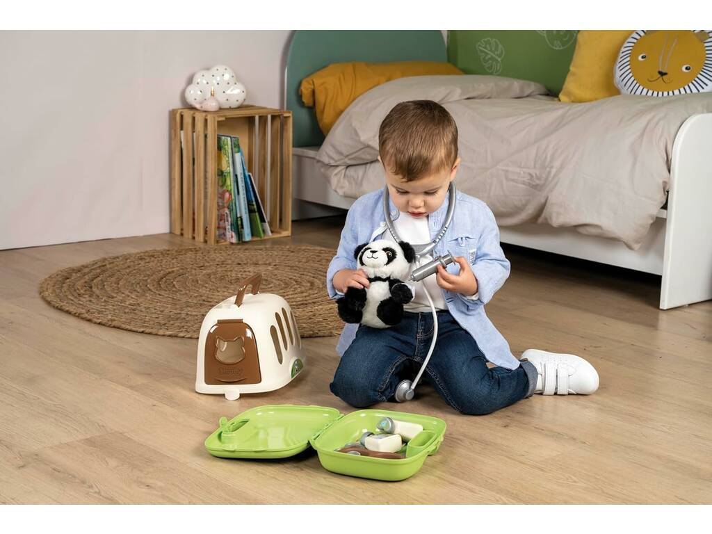 Chariot vétérinaire Smoby avec peluche pour les soins aux animaux 7600340405