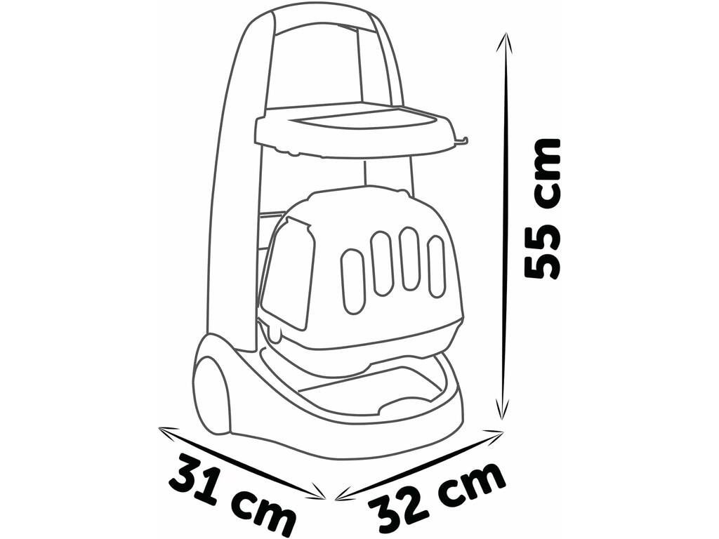 Chariot vétérinaire Smoby avec peluche pour les soins aux animaux 7600340405