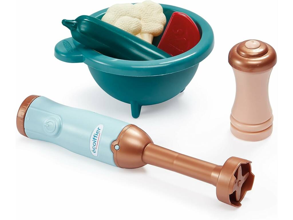 Ecoiffier Vert Azur Set da cucina 20 pezzi