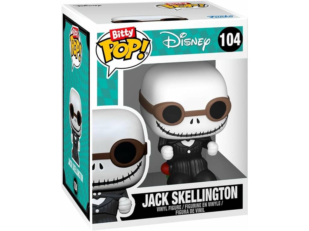 Funko Pop Bitty Rides Nightmare Before Christmas Figura Jack Skellington e Snowmobile 83624