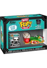 Funko Pop Bitty Rides Figurine de l'enfer avant Noël Jack Skellington et motoneige 83624