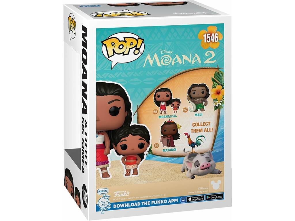 Funko Pop Disney Vaiana 2 Figure Moana et Simea
