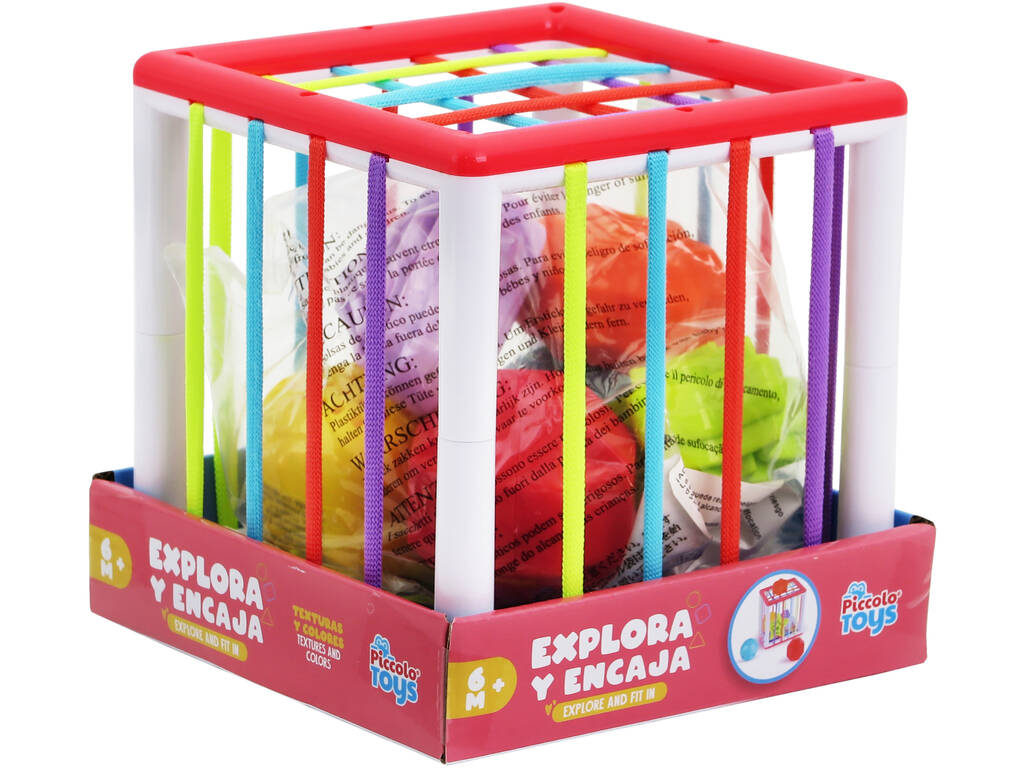 Cubo esplora e incastra con 6 pezzi