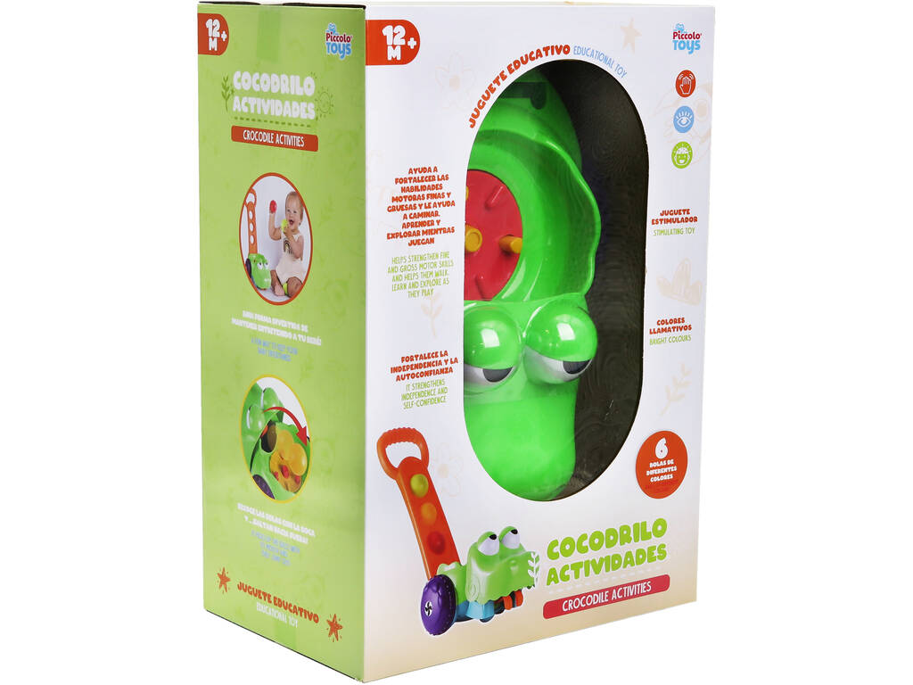 Activités du jouet à ramper Crocodile