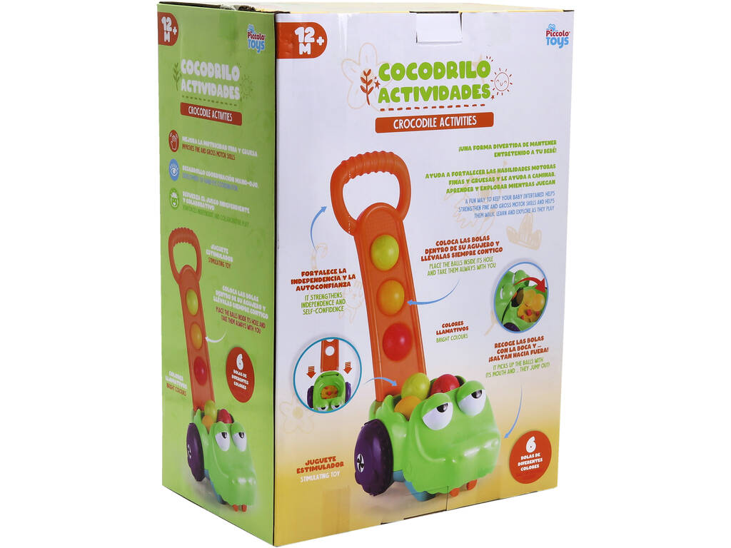 Activités du jouet à ramper Crocodile