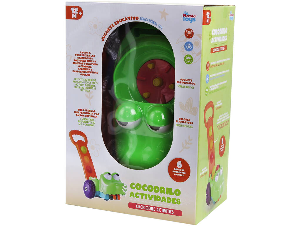 Activités du jouet à ramper Crocodile