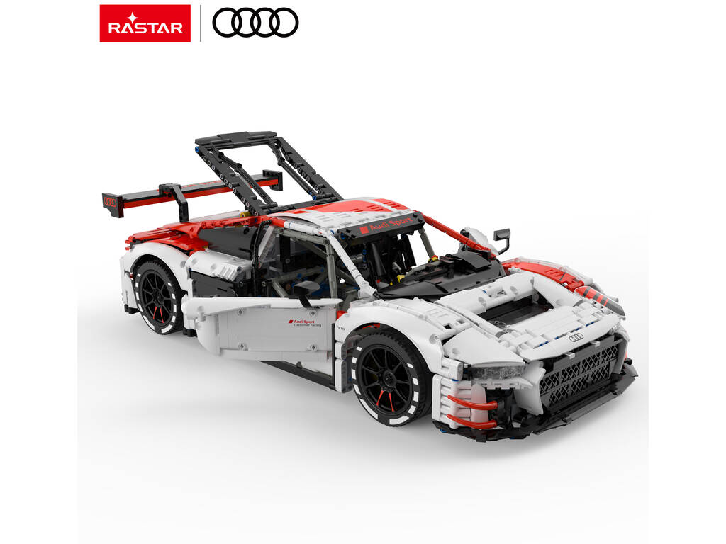 Audi R8 LMS GT3 White 1:8 Radio Control 1:8 à construire avec 3322 pièces