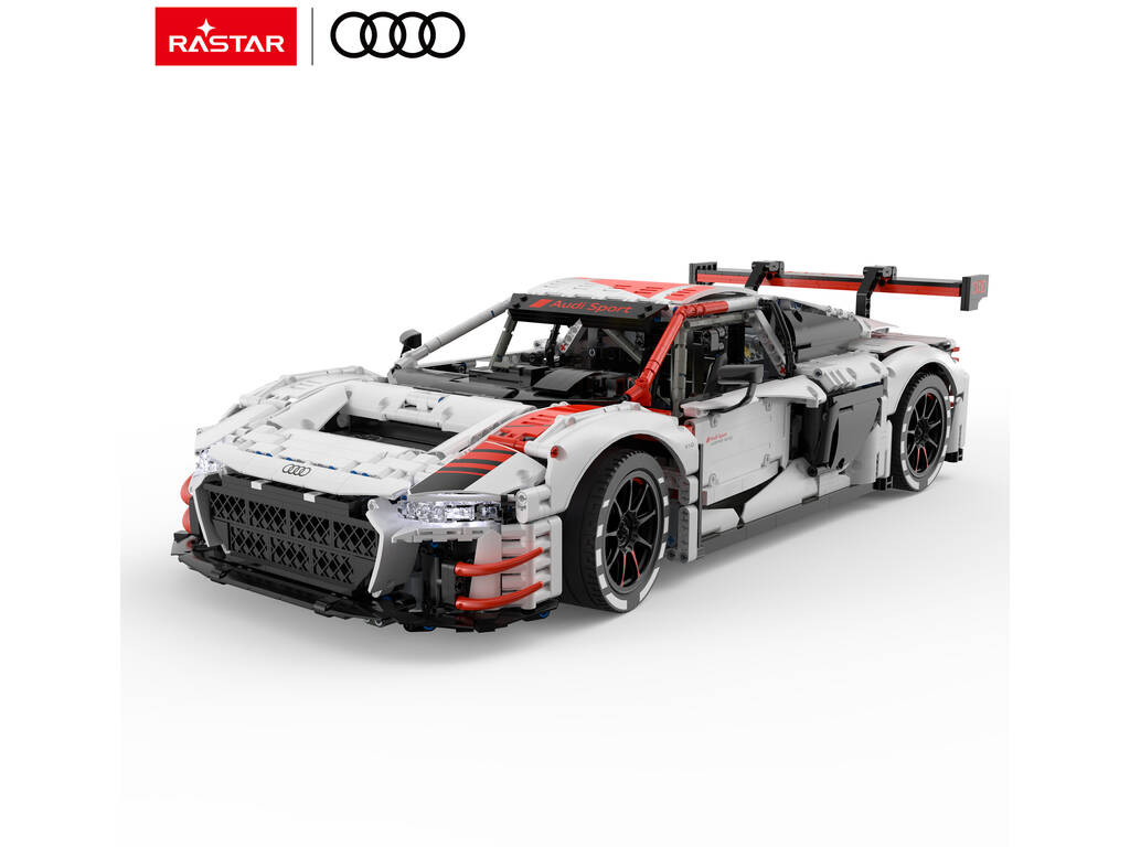 Audi R8 LMS GT3 White 1:8 Radio Control 1:8 à construire avec 3322 pièces