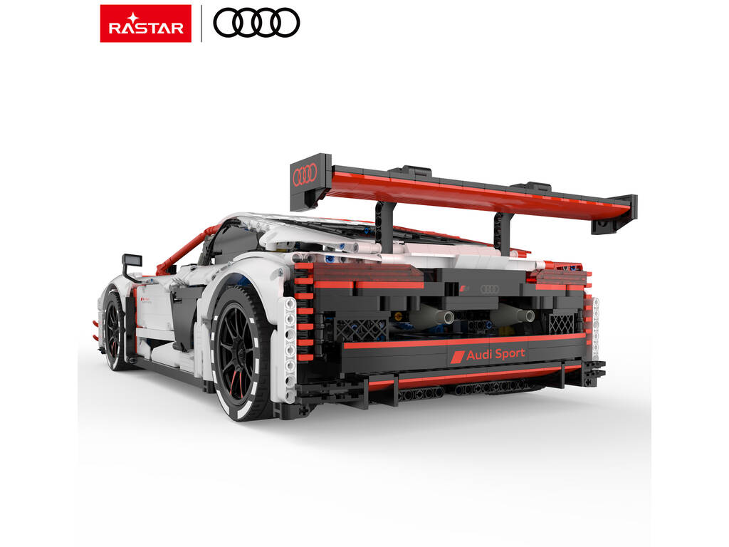 Audi R8 LMS GT3 White 1:8 Radio Control 1:8 à construire avec 3322 pièces