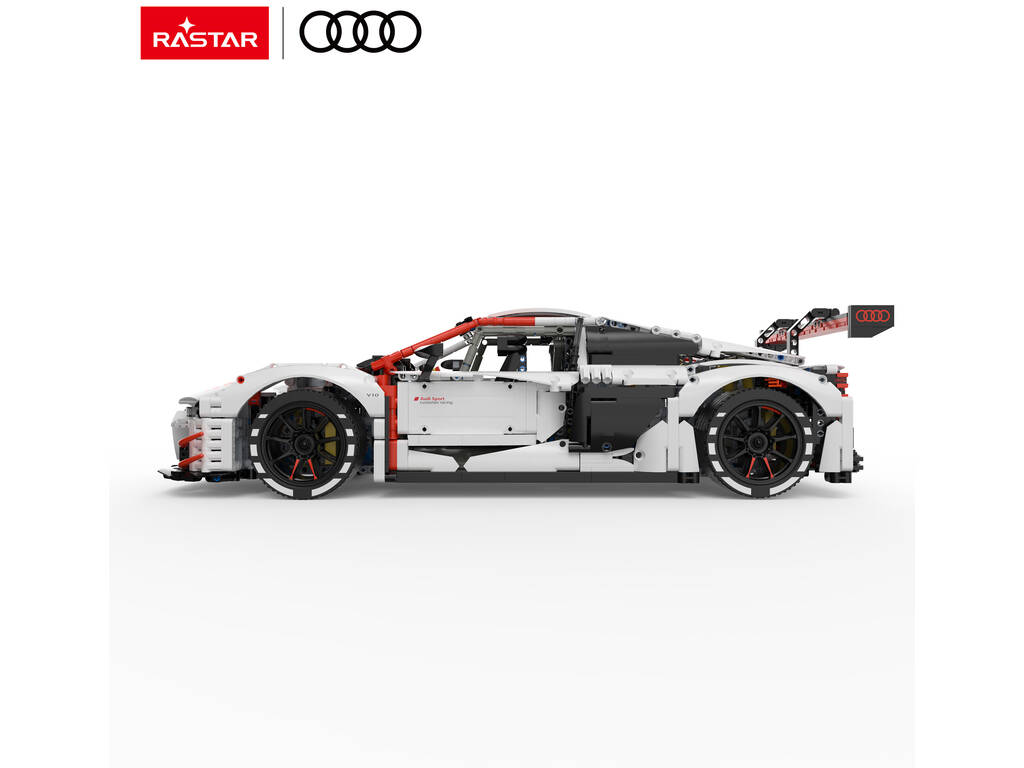 Audi R8 LMS GT3 White 1:8 Radio Control 1:8 à construire avec 3322 pièces