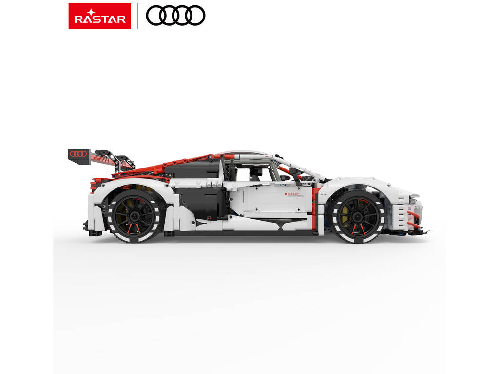 Audi R8 LMS GT3 White 1:8 Radio Control 1:8 à construire avec 3322 pièces