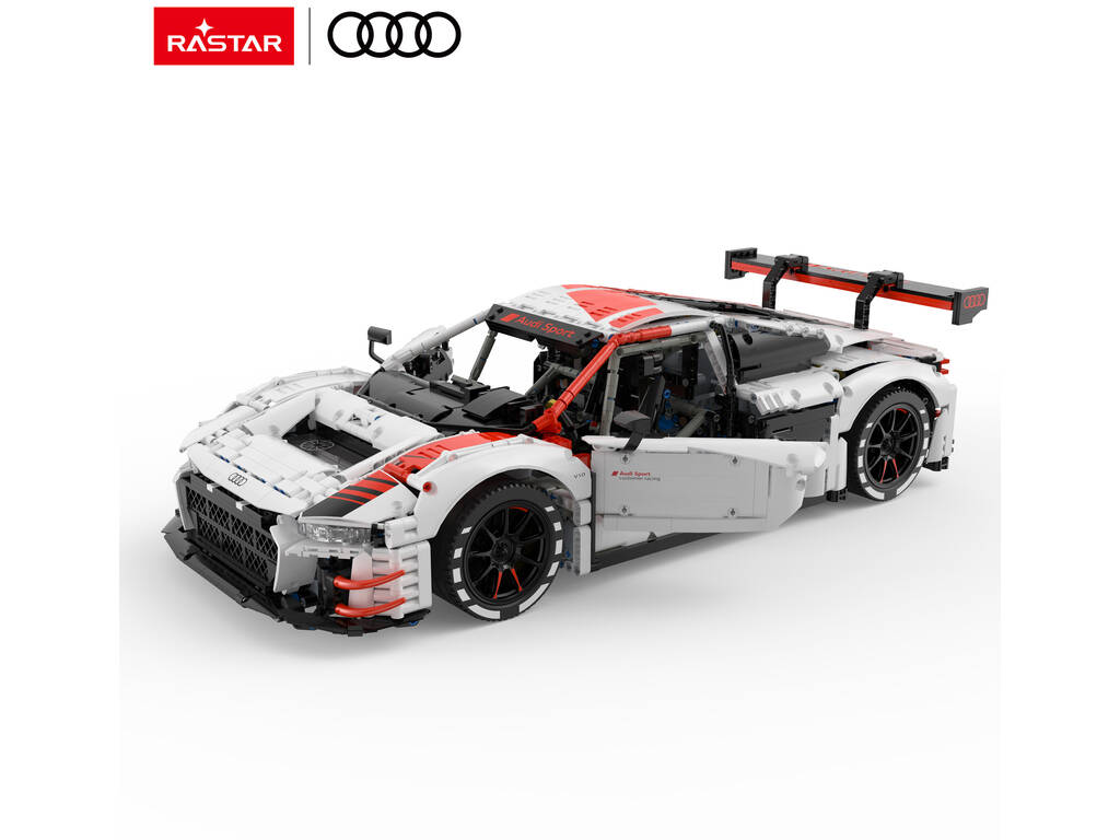 Audi R8 LMS GT3 White 1:8 Radio Control 1:8 à construire avec 3322 pièces