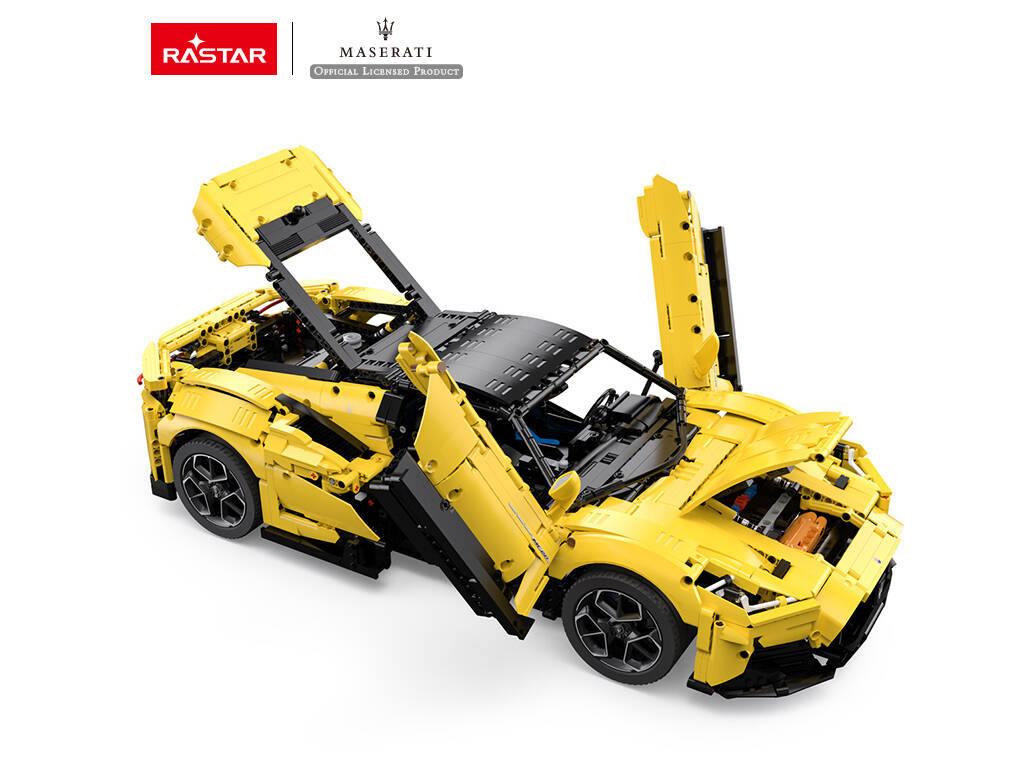Maserati MC20 Yellow 1:8 Radio Control 1:8 à construire avec 3466 pièces