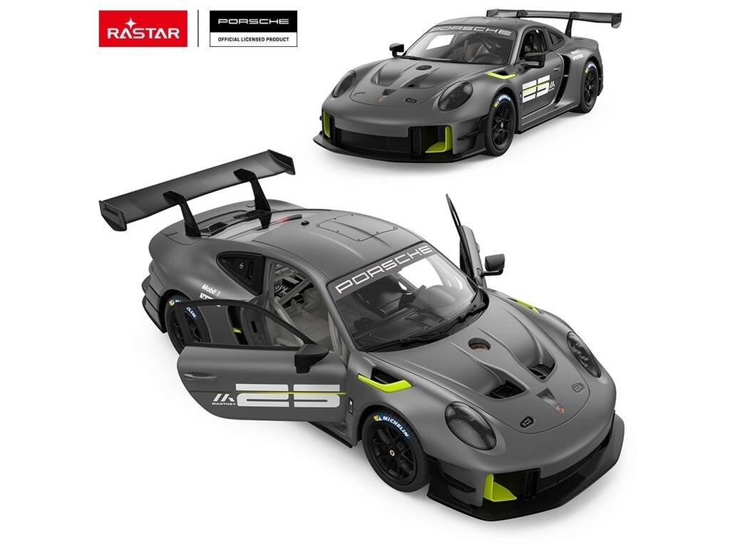 Porsche 911 GT2 RS Clubsport 25 Black Radio Control 1:18 Kit de construction de 68 pièces à assembler