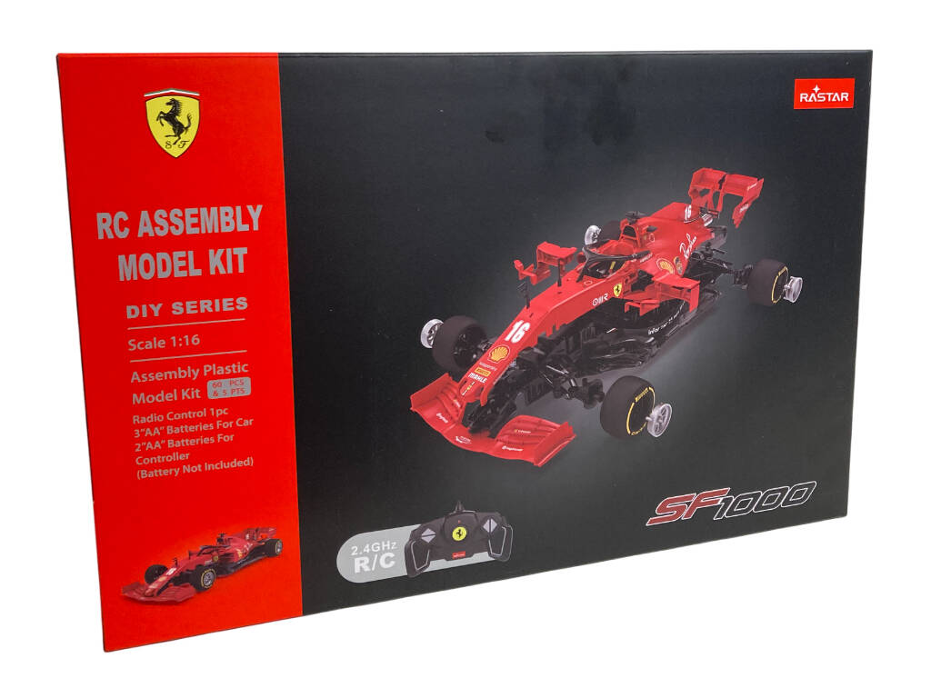 Ferrari SF1000 Red Radio Control 1:16 60 Piece Buildable Set