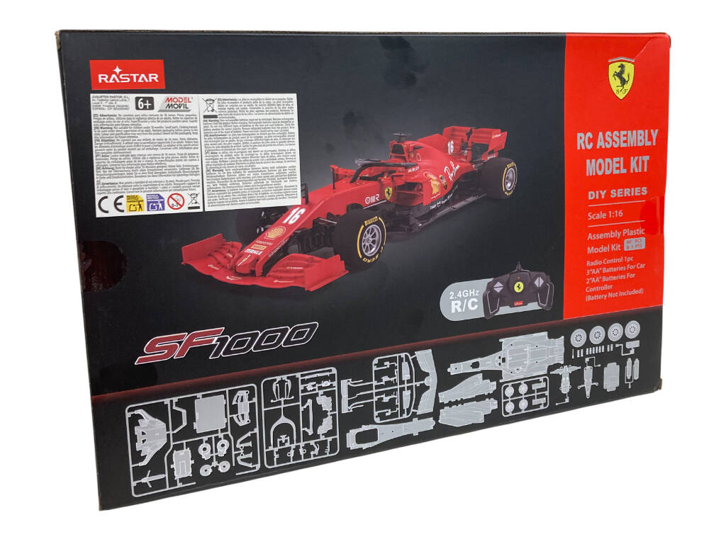 Ferrari SF1000 Red Radio Control 1:16 60 Piece Buildable Set
