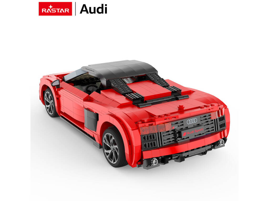 Audi R8 Spyder Rossa 1:14 Costruibile da 1440 Pezzi