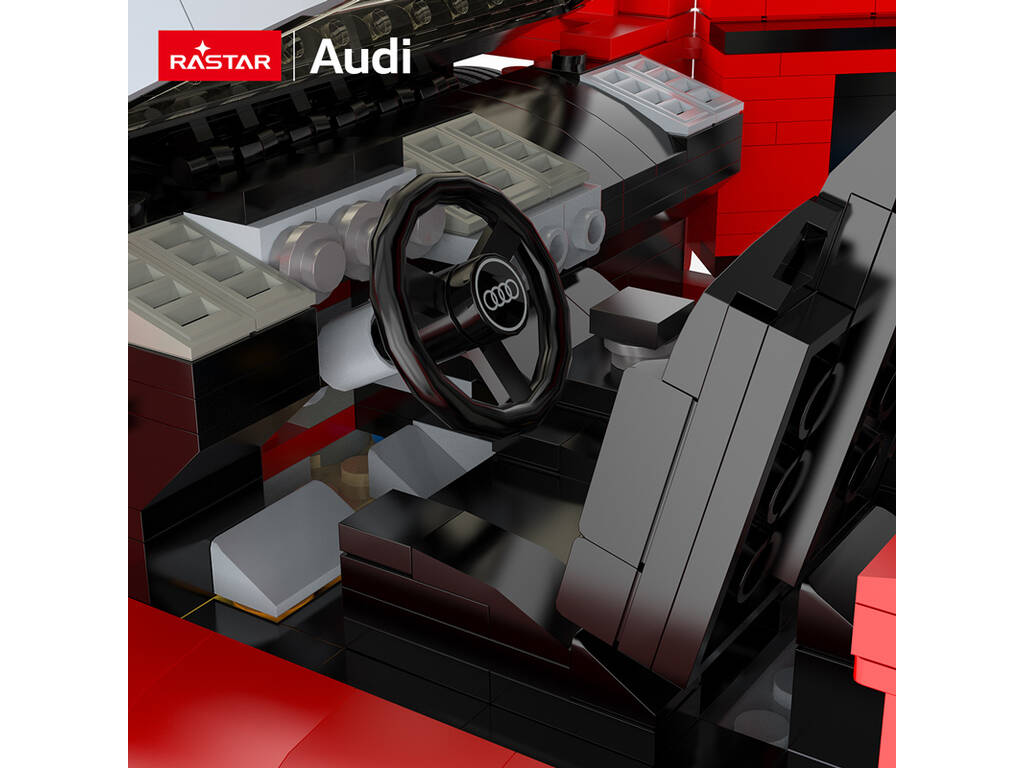 Audi R8 Spyder Rossa 1:14 Costruibile da 1440 Pezzi