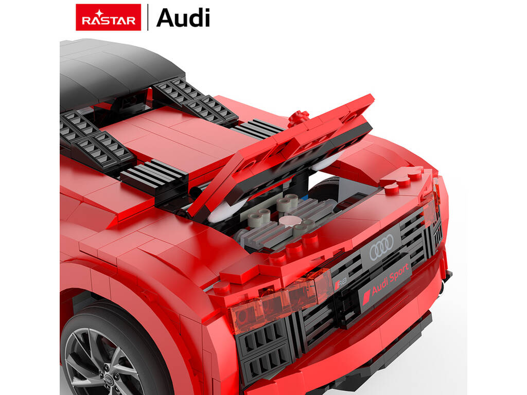 Audi R8 Spyder Rossa 1:14 Costruibile da 1440 Pezzi