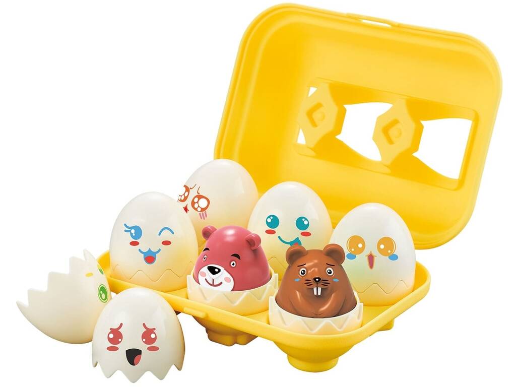 Set di 6 uova divertenti con suono