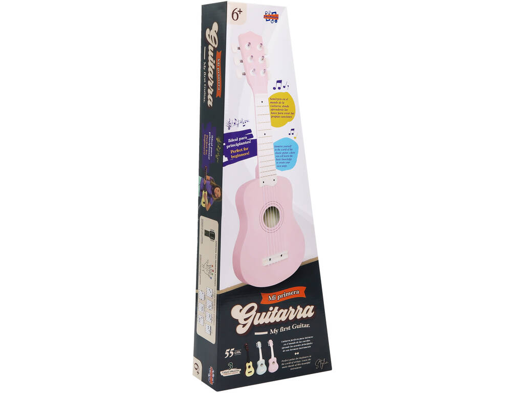 Ma première guitare en bois rose 53 cm