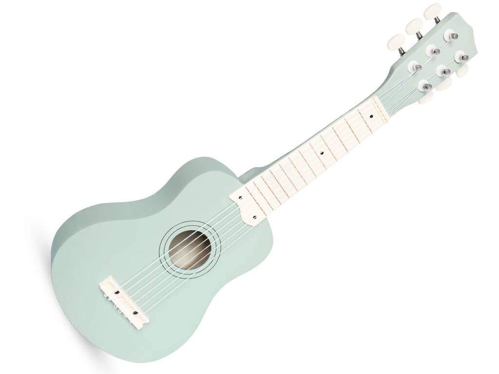 Ma première guitare verte en bois 53 cm