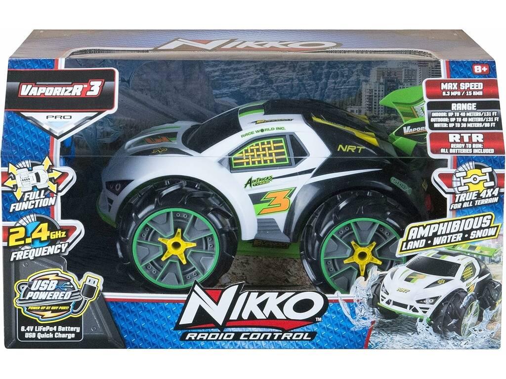 Auto Radiocomandata VaporizR 3 Verde Nikko