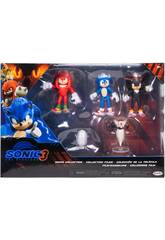 Sonic 3 Pack Collezione Film con 5 figure da 6 cm