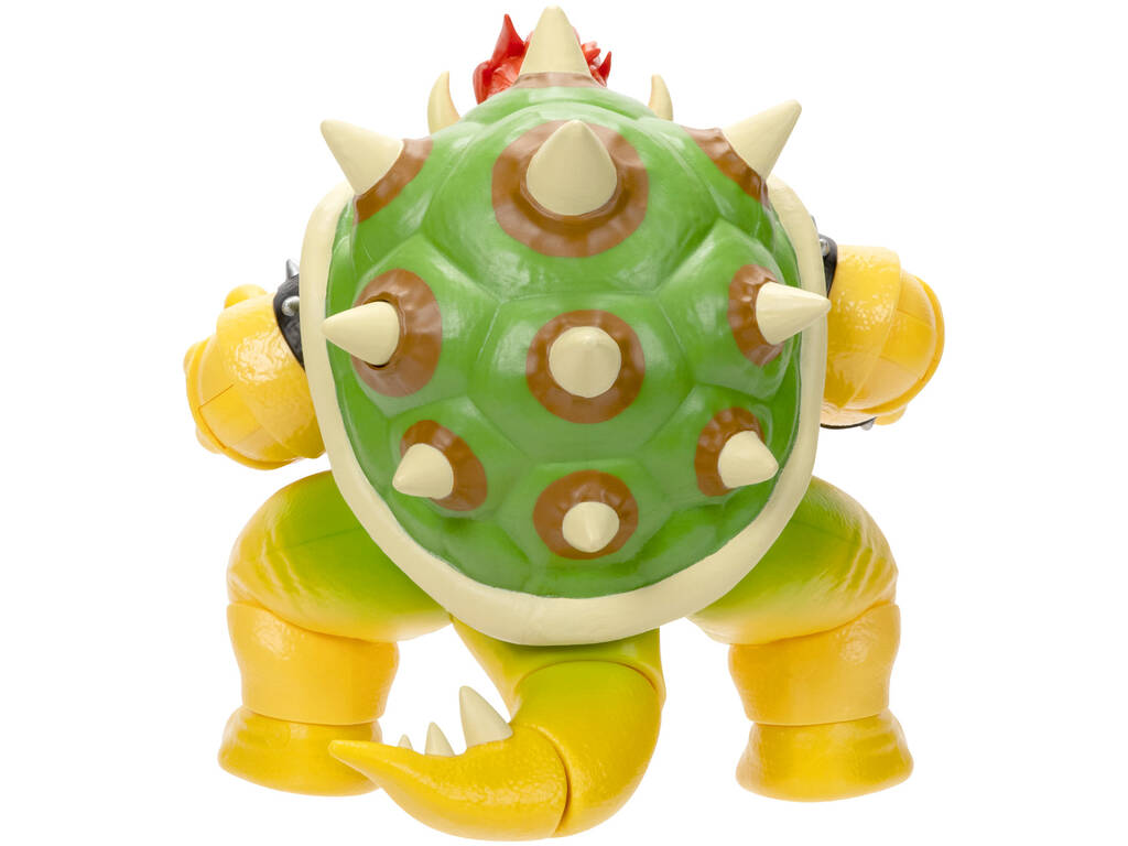 Super Mario Bros The Movie Figura Premium Bowser Effetto Fuoco