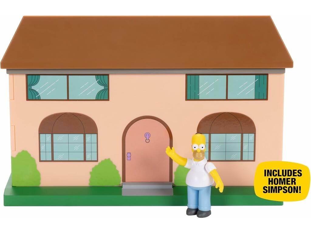 I Simpson Diorama del salotto con figura di Homer e accessori
