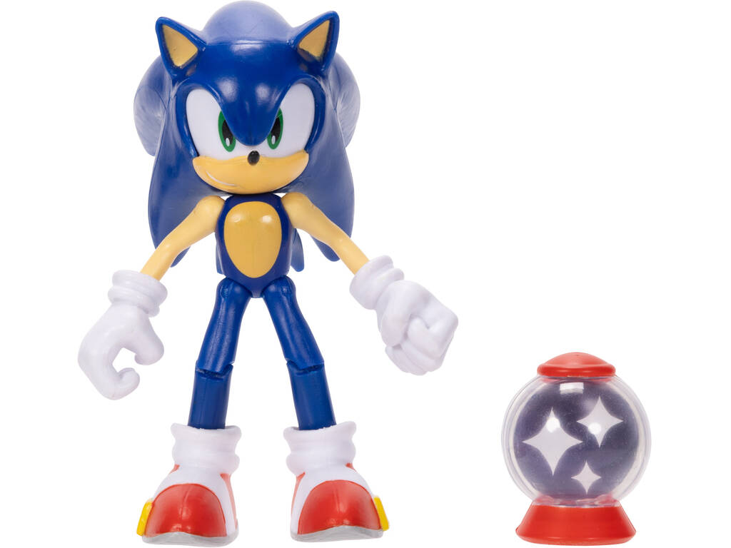 Sonic The Hedgehog Figurine articulée de 10 cm avec accessoires