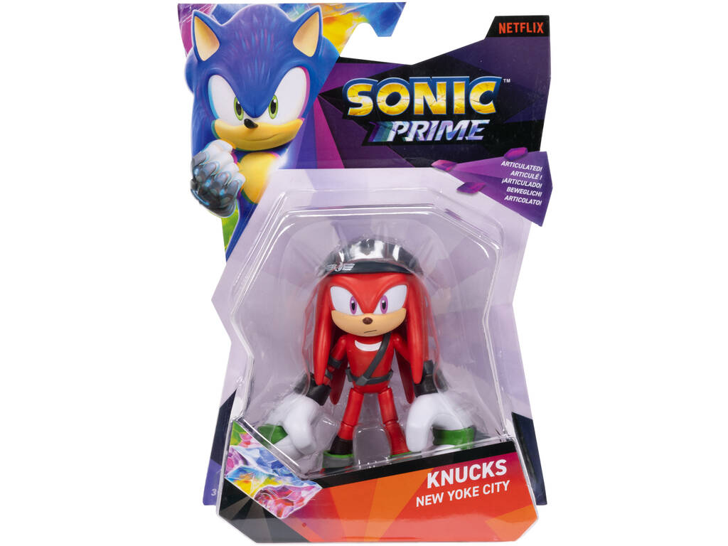Sonic Prime Figura d'azione Knucks da 13 cm