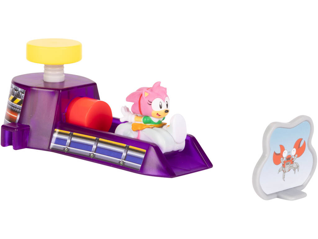 Sonic The Hedgehog Go Go Racers Mini Launcher avec Amy