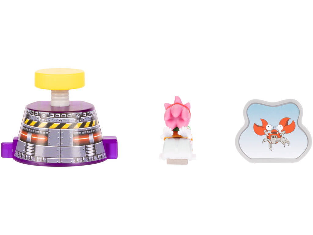 Sonic The Hedgehog Go Go Racers Mini Launcher avec Amy