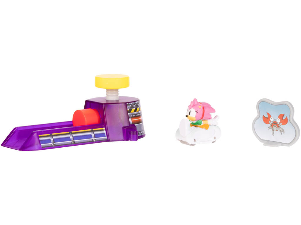 Sonic The Hedgehog Go Go Racers Mini Launcher avec Amy