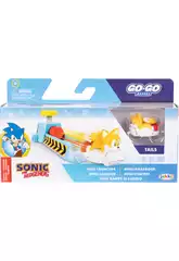 Sonic The Hedgehog Go Go Racers Mini Lançador com Tails