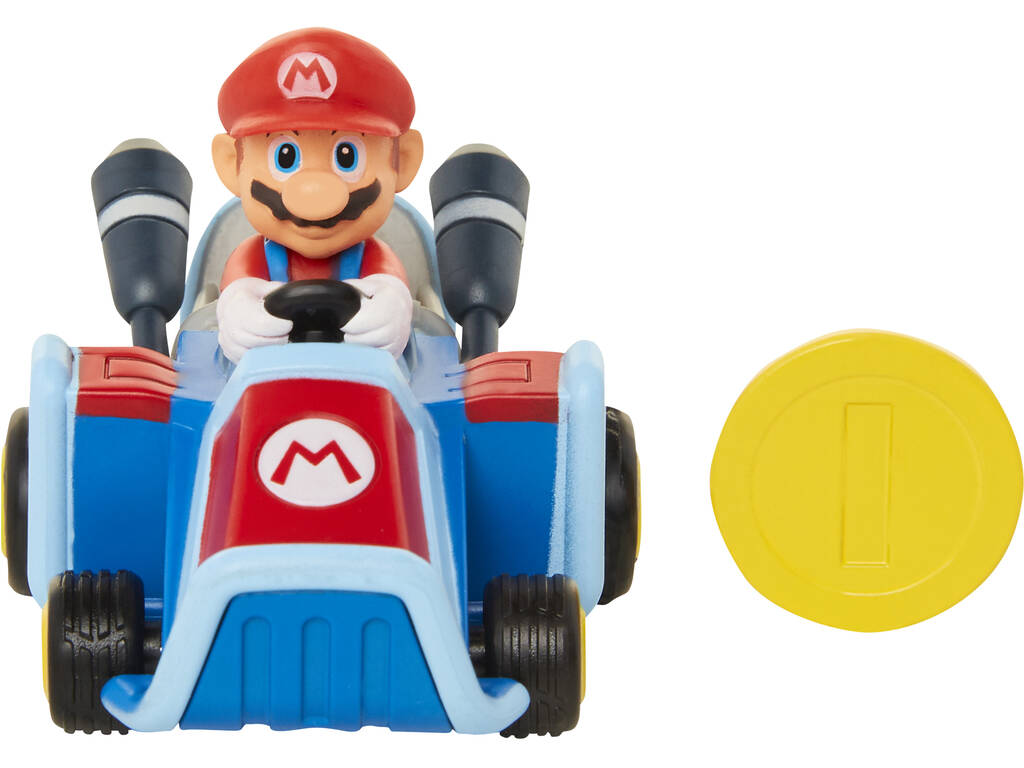 Super Mario Auto di Super Mario con moneta di Mariokart