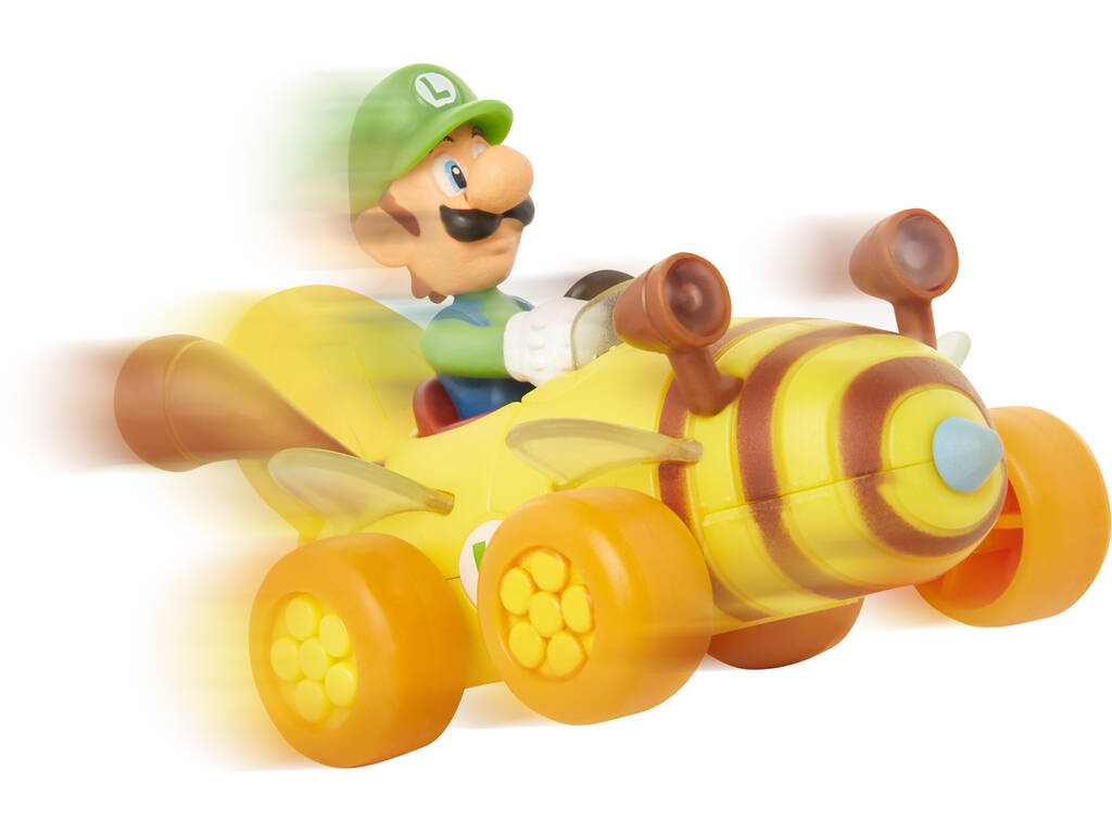 Super Mario Auto Luigi con Moneta di Mariokart
