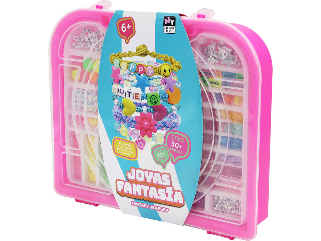 Coffret à bijoux rose fantaisie