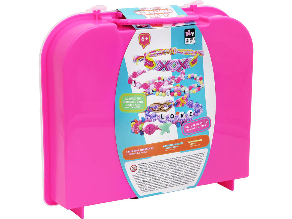 Coffret à bijoux rose fantaisie