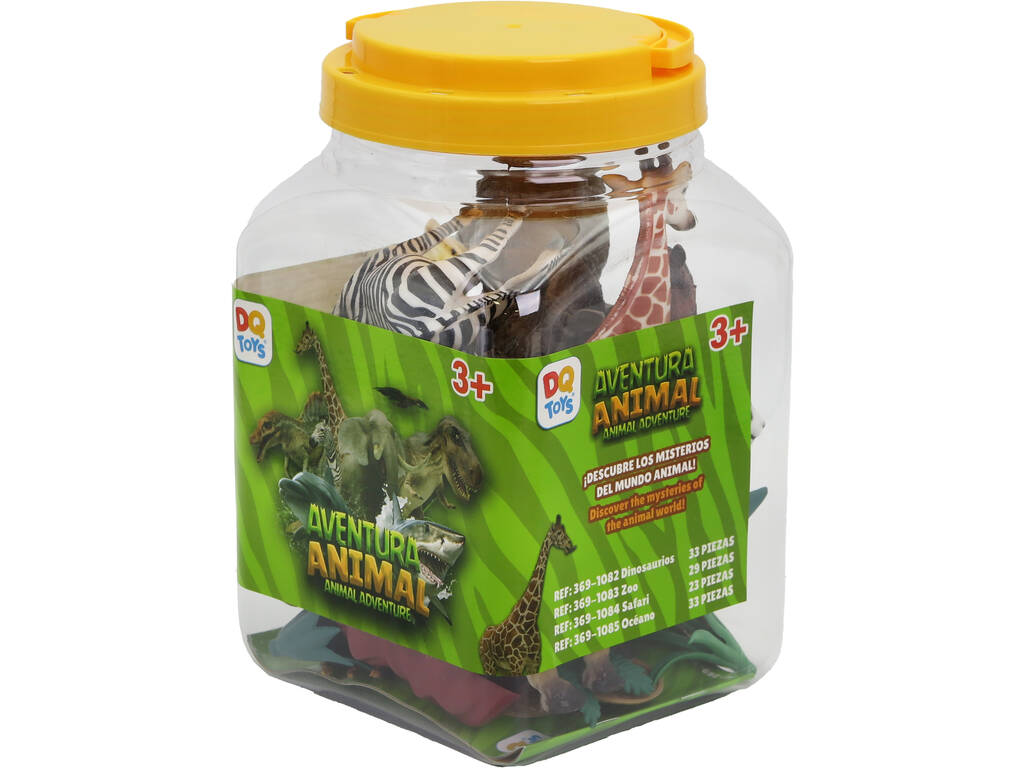 Avventura Animale Set Animali dello Zoo con 29 Pezzi