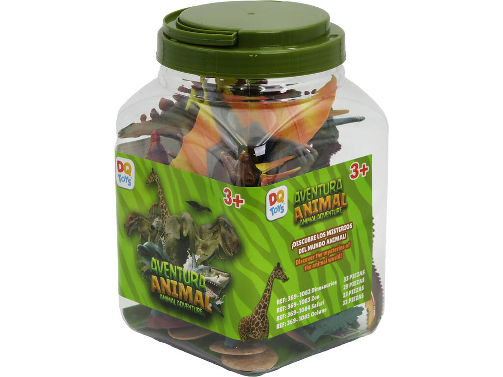 Avventura Animale Set Dinosauri con 33 pezzi