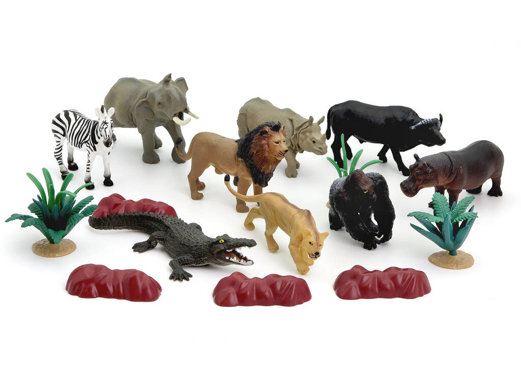 Animal Adventure Safari Animals Set avec 23 pièces