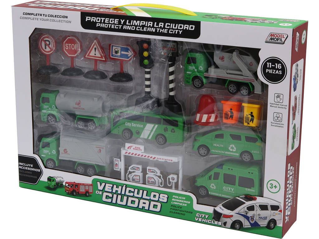 Kit et accessoires pour le service de nettoyage des véhicules urbains