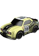 Rádio Controle Mini Carro Racing Verde com Luz