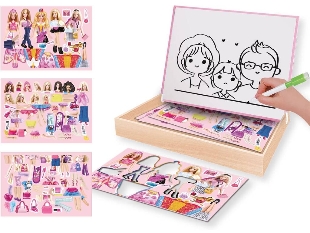 Set lavagna e puzzle magnetico moda
