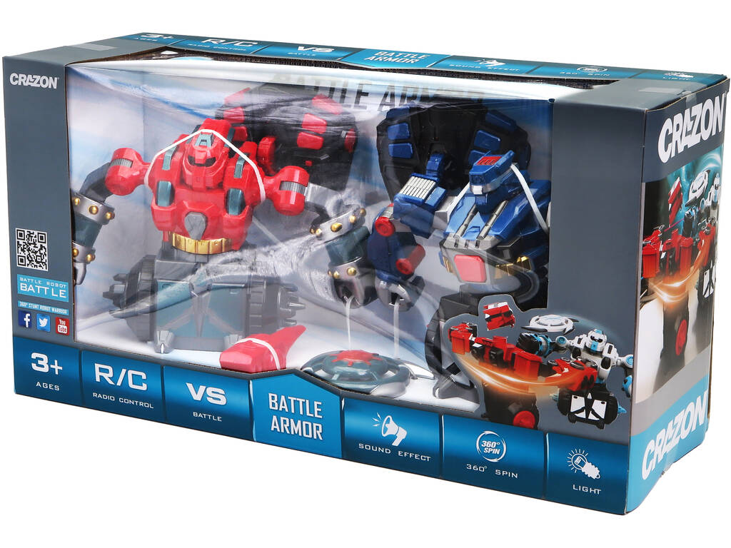 Set 2 Robot da Battaglia Radiocomandati