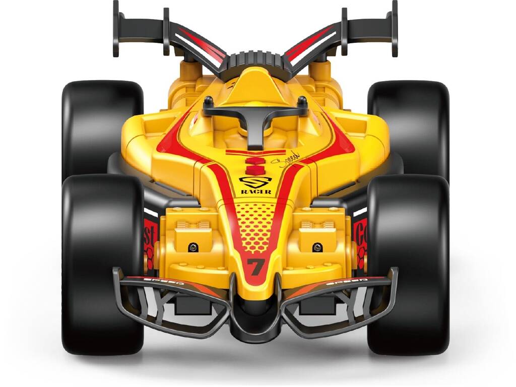 Formule 1 Speed Car Jaune avec son et lumière