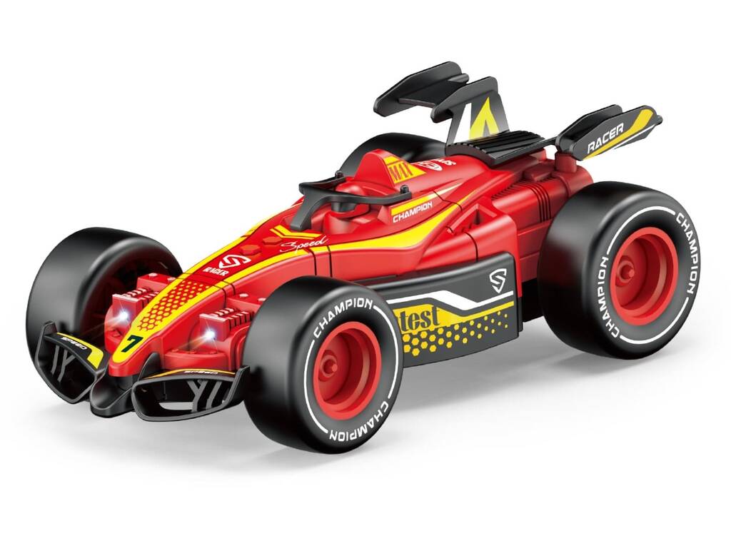 Auto Speed Car Formula 1 rossa con luci e suoni