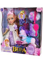 Prinzessin Violeta Puppe von 35 cm mit Pony und Zubehör